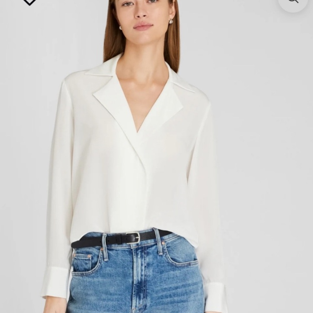 Elegant White Women's Top